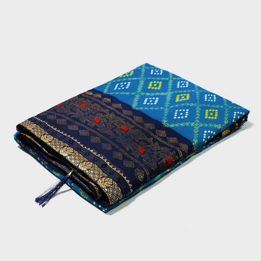 Dola Badhani Synthetic Saree