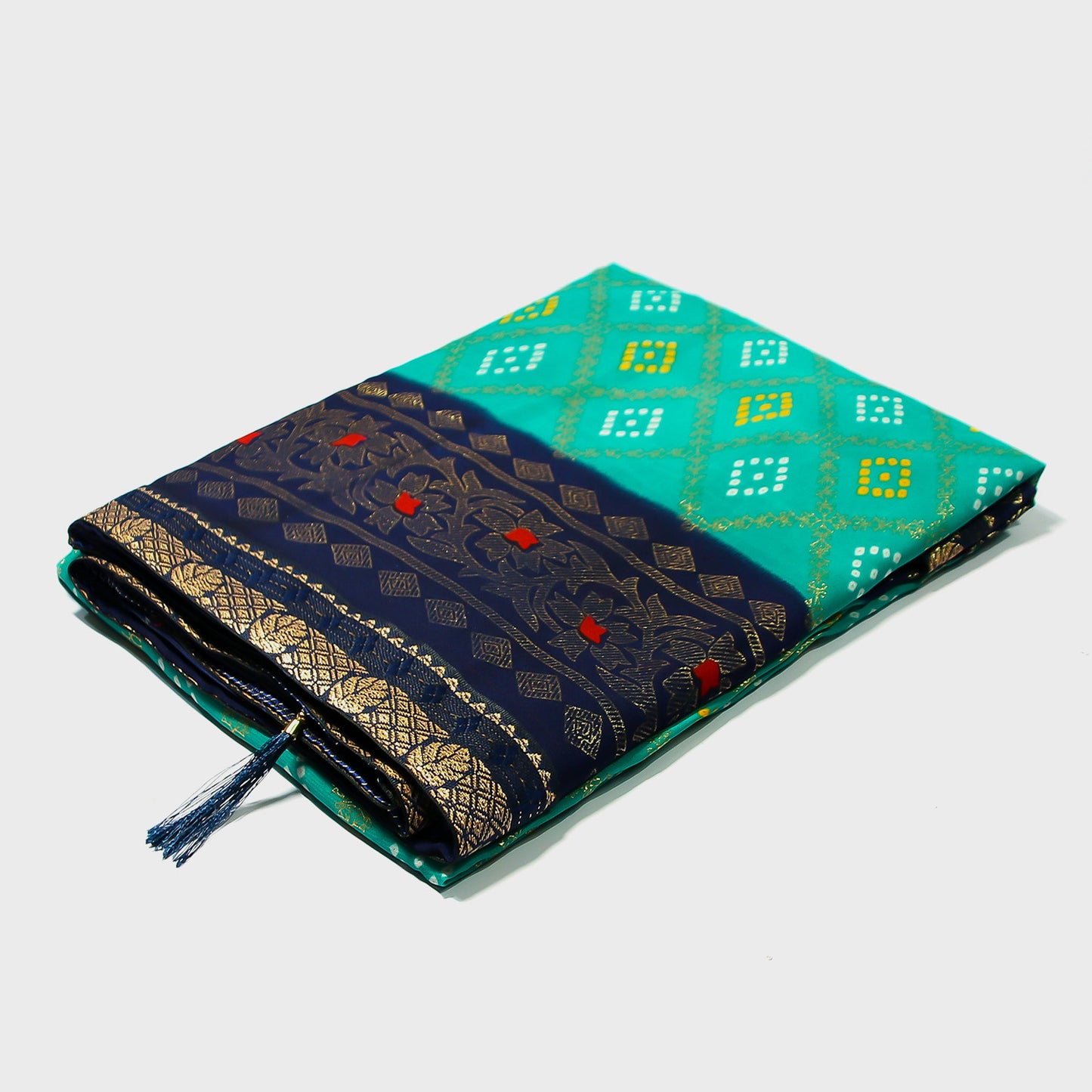 Dola Badhani Synthetic Saree