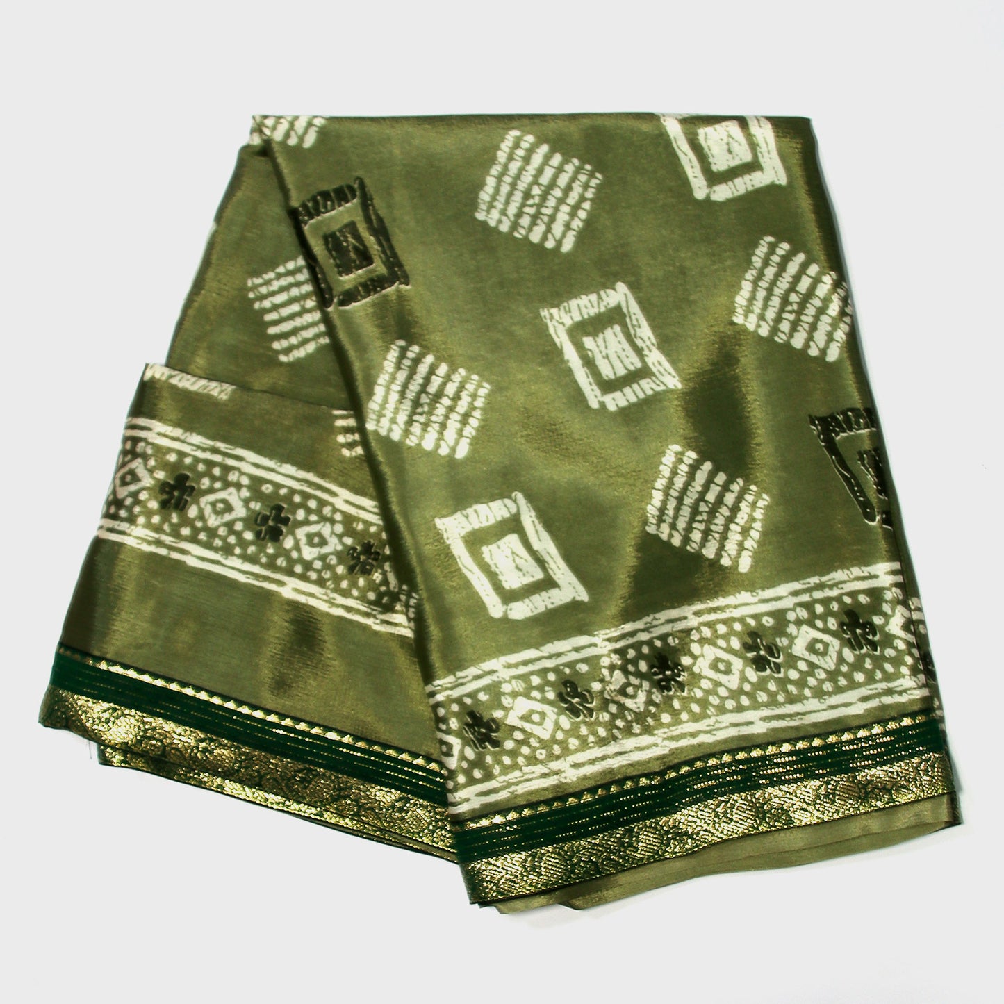 Light Green Silk Saree, Synthetic Silk Ethnic Wear, Women's Traditional Attire, Lightweight Saree, Special Occasion Outfit