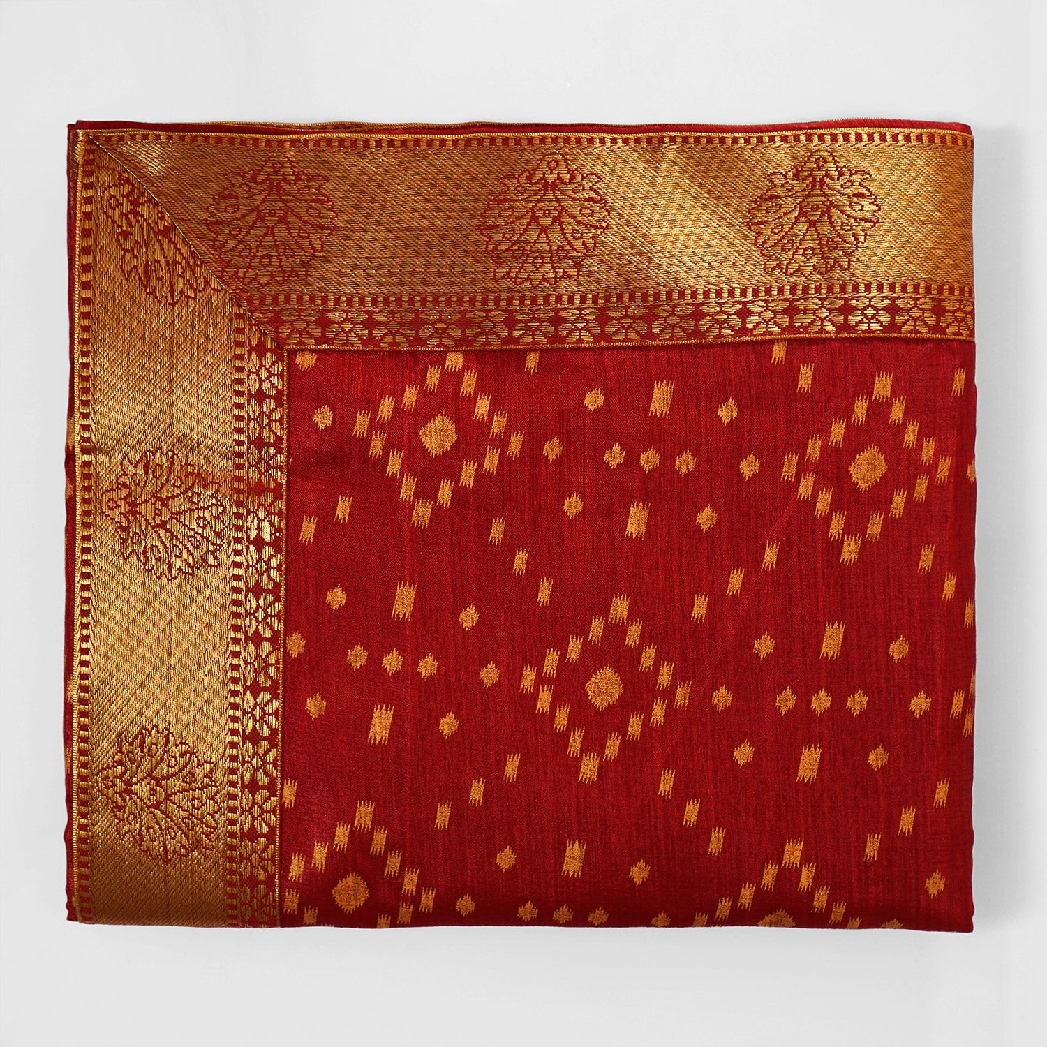 Maroon Bandhani Silk Saree, Golden Border Silk Saree, Ethnic Silk Saree, Handcrafted Saree, Wedding Silk Saree, Festival Saree, Traditional Indian Saree, Elegant Silk Saree, Bloomaya Saree, Exquisite Bandhani Saree.