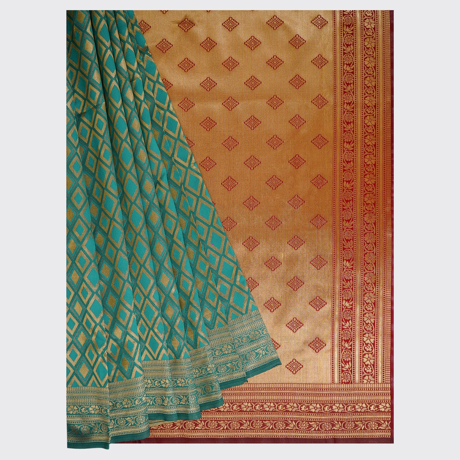 Paithani Silk Saree, Cheks Pattern Saree, Yellow Silk Saree, Traditional Indian Saree, Handwoven Saree, Wedding Saree, Festival Saree, Indian Ethnic Wear, Silk Cheks Saree, Bloomaya Saree, Yellow Paithani Saree, Indian Handloom Saree, Traditional Silk Saree, Designer Indian Saree, Saree for Special Occasions.