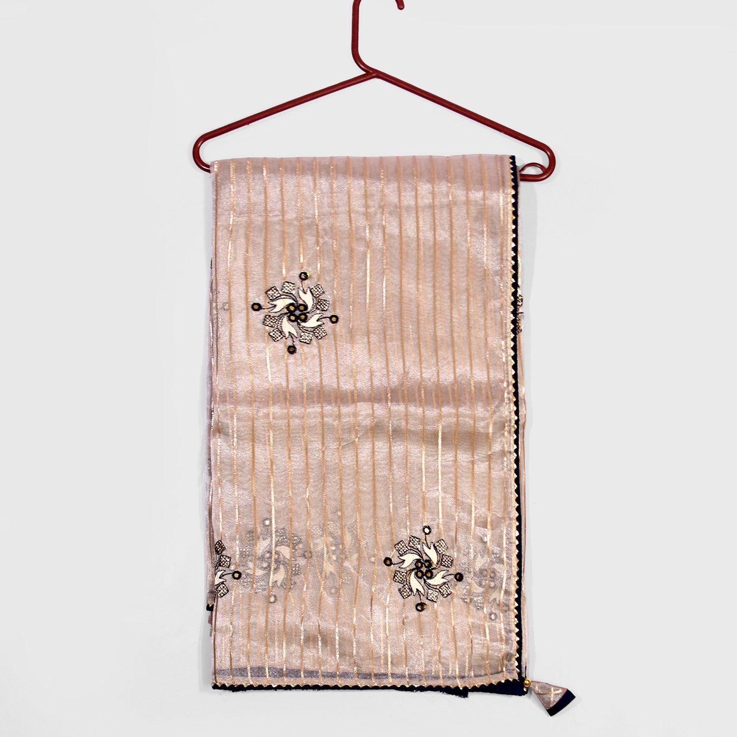 Pastel Pink Saree - Elegant Organza Net Fabric | Shop Now at Bloomaya.com
