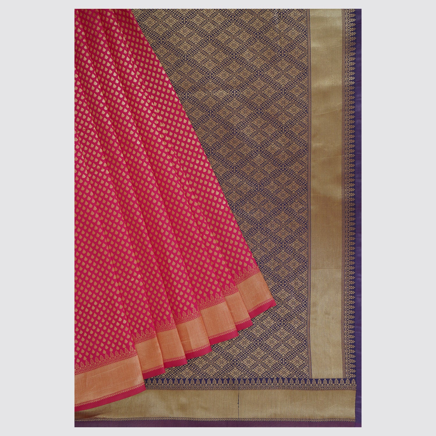 Pink Silk Saree, Zari Butti Design, Traditional Indian Attire, Wedding Saree, Festive Wear, Elegant Ethnic Wear, Handcrafted Silk, Bloomaya Sarees, Premium Quality Fabric, Exclusive Saree Collection.