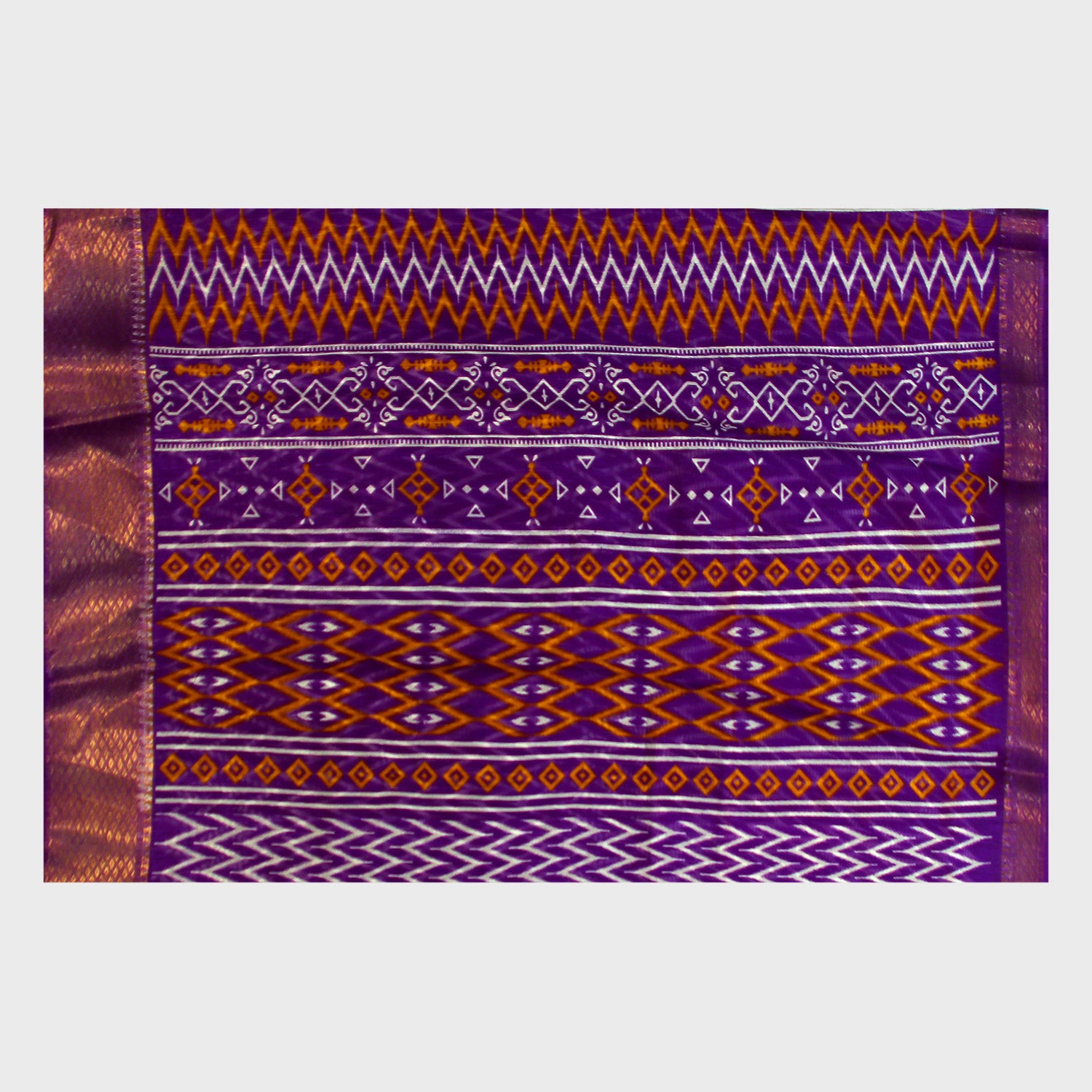 Violet-Purple Saree, Cotton Blend Saree, Traditional Wear, Indian Saree, Ethnic Fashion, Wedding Saree, Festival Saree, Elegant Drape, Regal Charm, Intricate Design