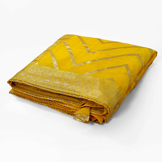 Yellow Jaipuri Soft Silk Saree, Ethnic Wear for Women, Traditional Indian Saree, Festive Occasion Saree, Elegant Silk Saree, Jaipuri Motifs, Wedding Saree, Bloomaya.com Saree Collection, Vibrant Yellow Ethnic Attire, Soft Silk Draping Saree.